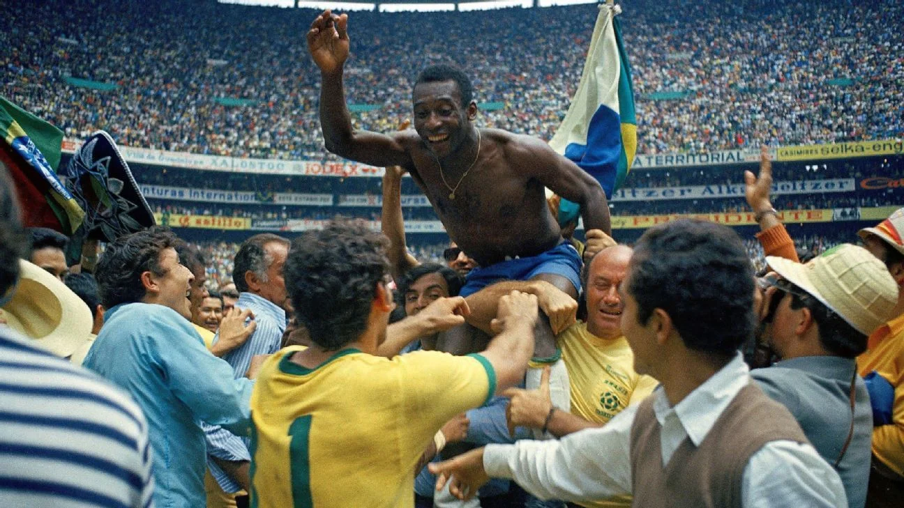 Pelé en el Mundial de 1970